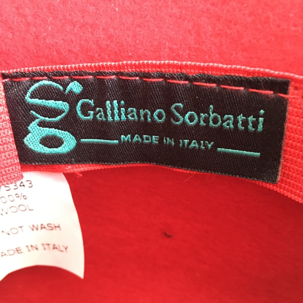 100% Wool Hat by Galliano Sorbatti, Made in Italy - Picture 5 of 15